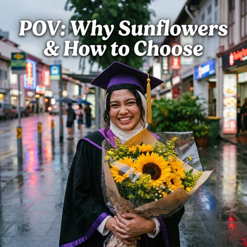 Sunflower Graduation Bouquet Singapore