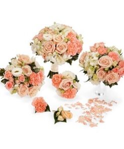 WD-04 BRIDAL BOUQUET SALMON