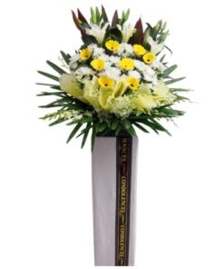 WS-19 COMPOSED FUNERAL FLOWER STAND