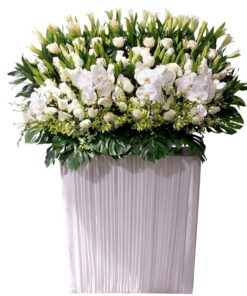big impressive sympathy flower stand