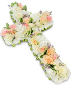 FC-02 Angelic Funeral Cross Arrangement