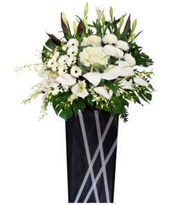 WS-28 THOUGHTS FUNERAL FLOWER STAND