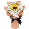 single stalk sunflower bouquet