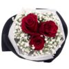 3 red rose bouquet Singapore