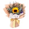 Single sunflower korean hand bouquet