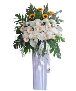 election of funeral wreaths and condolence flowers