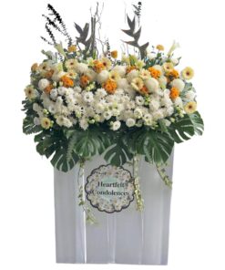 Condolence Flowers Wreath Singapore | Urgent Delivery