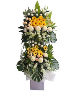 Funeral Flowers Delivery - Sympathy Floral Stand Delivery
