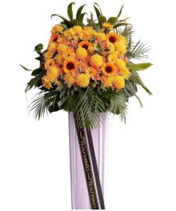 往生花环新款花圈送至亲好友