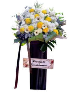 Condolences wreaths for a peaceful farewell