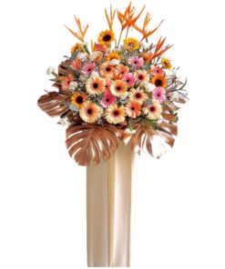 CS-64 FLAMING FORTUNE CONGRATULATORY FLOWER STAND