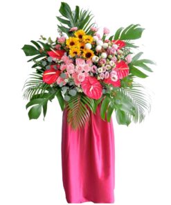CS-55 BLESSED CONGRATULATORY FLOWER STAND
