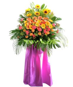 CS-52 BLOOMS CONGRATULATORY FLOWER STAND