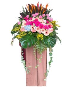 CS-32 FIERY PASSION CONGRATULATORY FLOWER STAND