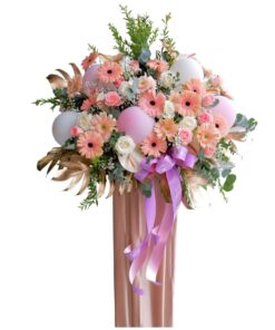 CS-46 HAPPY CONGRATULATORY FLOWER STAND