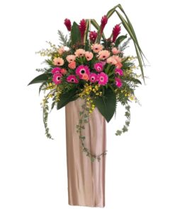 CS-38 PASSION CONGRATULATORY FLOWER STAND