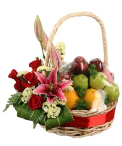 TROPICAL FRESF FRUIT BASKET HAMPER