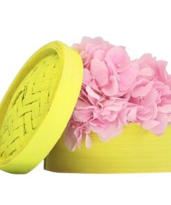 Light pink hydrangea dim sum flower box