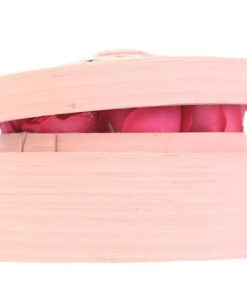 dark pink dim sum flower box