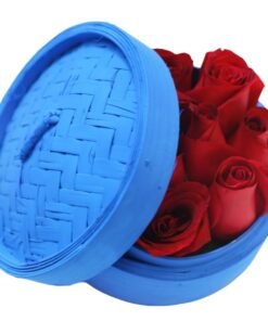 red roses dim sum flower box arrangement Singapore (23)