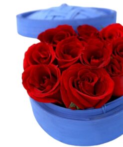 red roses dim sum flower box