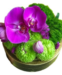 Orchid dim sum flower box arrangement Singapore