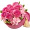rose and carnation dim sum flower box