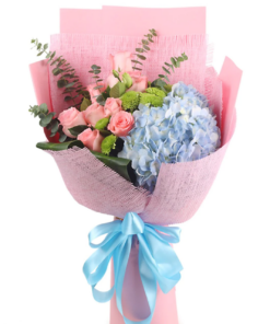 hydrangea roses giant jumbo bouquet Singapore (12)