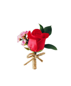 WC-07 MINI RED ROSE Corsage