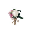 WC-10 Mini White Rose Corsage