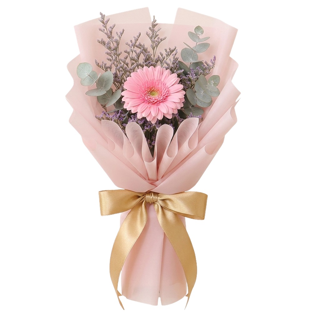 Single stalk gerbera pink KSB-06 Thoughts Single stalk gerbera pink