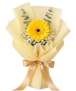 KSB-05 Always Single stalk gerbera yellow