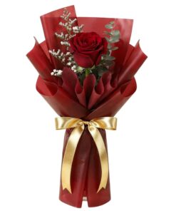 KSB-04 Forever Single stalk rose red